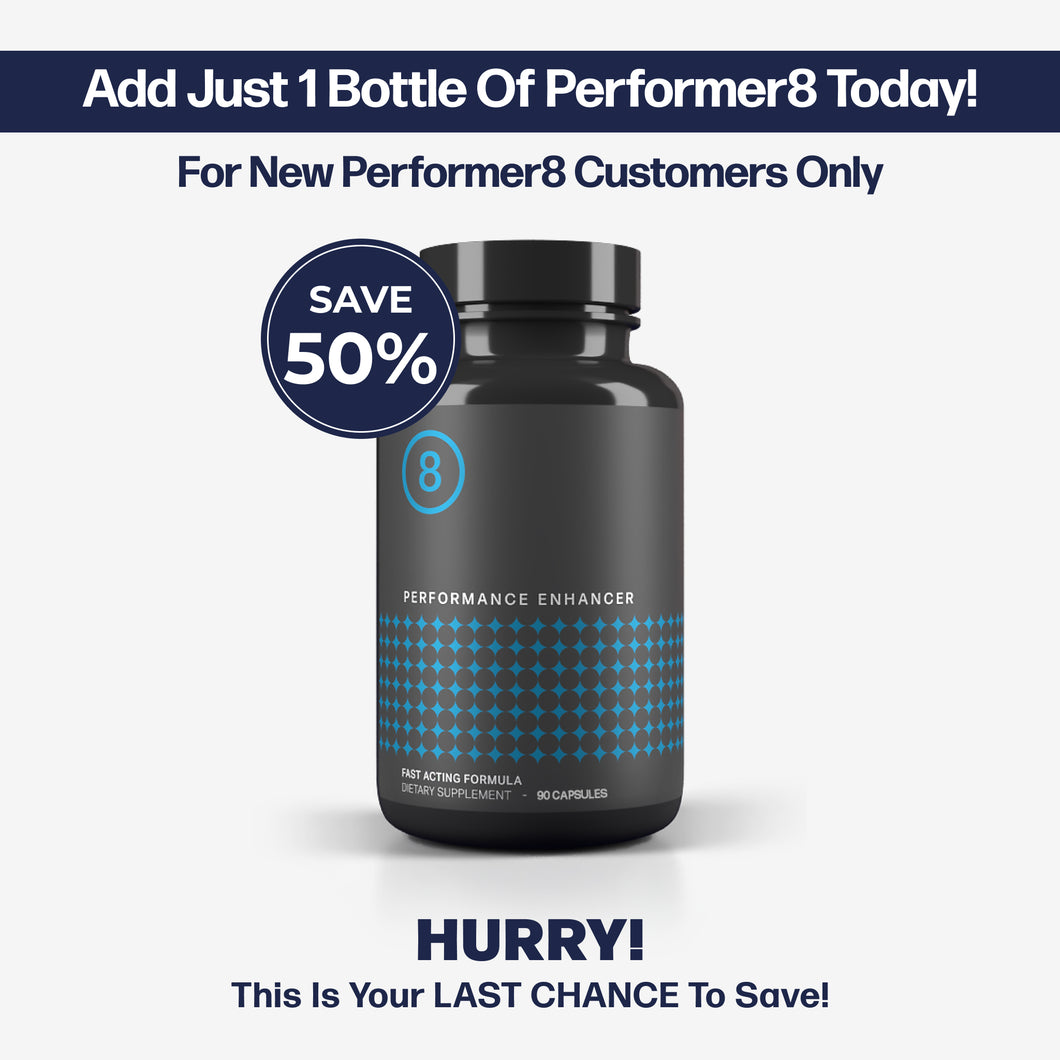 1 Bottle Of Performer 8 With 50% Off!